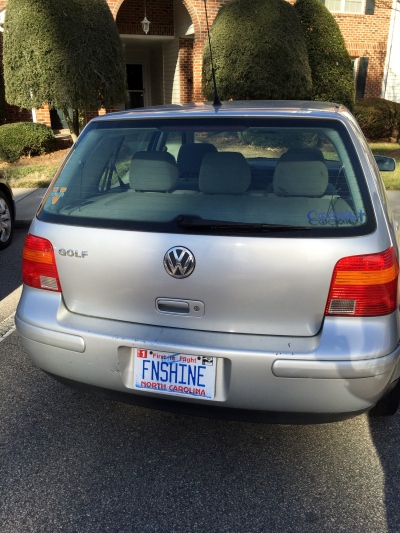 Fnshine with NC plates - 2015